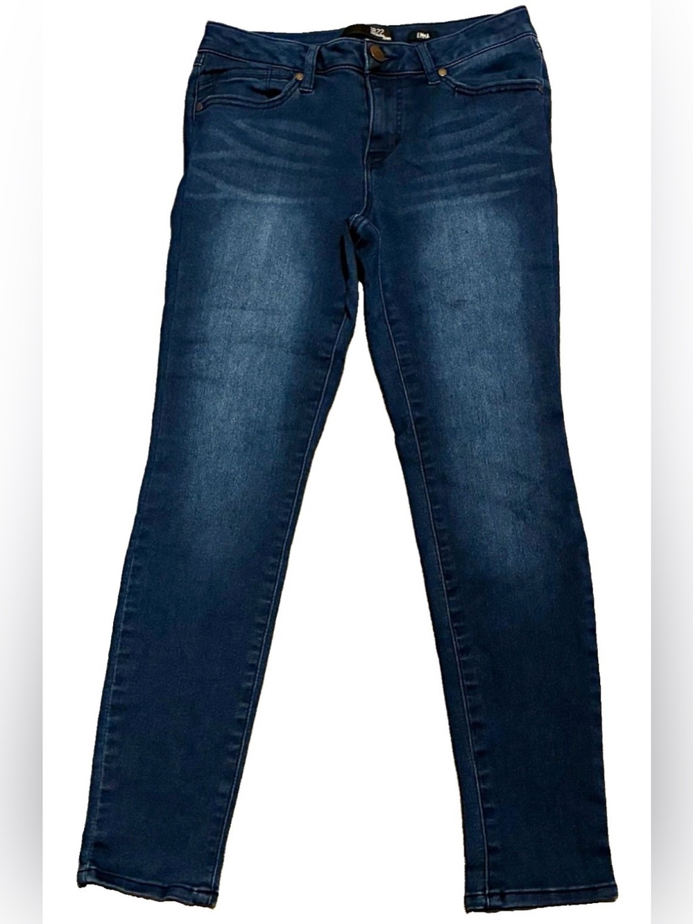 1822 Denim Women's Skinny Jeans in Dark Blue